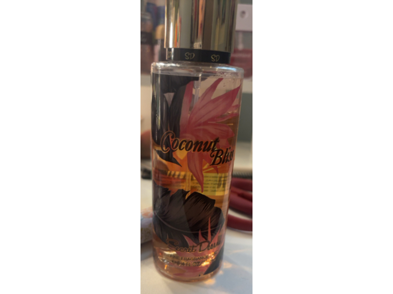 Secret Desire Fine Fragrance Mist, Coconut Bliss, 8.4 fl oz/250 mL