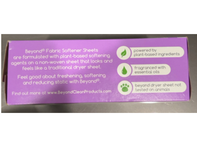 Beyond Fabric Softener Sheets, Lavender, 80 Counts