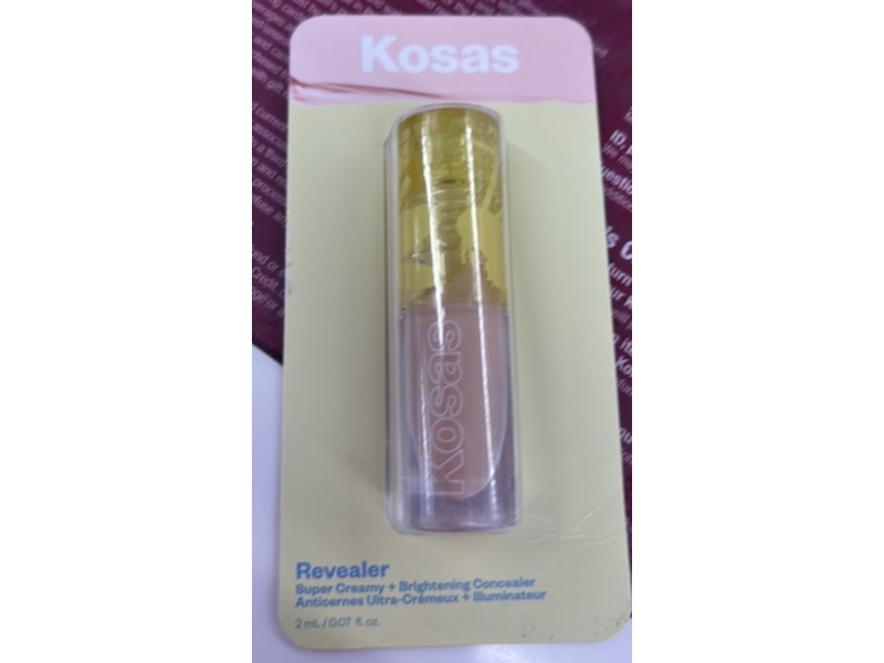 Kosas Revealer Super Creamy+Brightening Concealer, 2.6C Light, 0.07 fl oz/2 mL