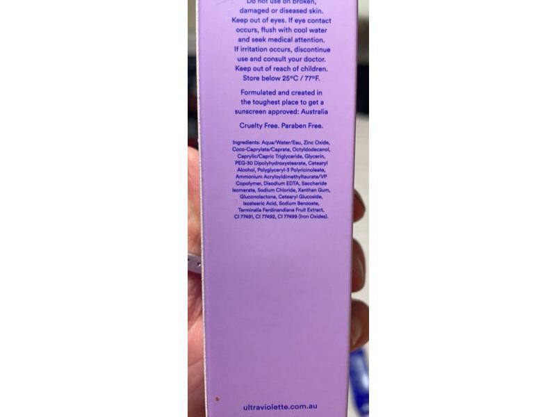 Ultra Violette Lean Sun Screen, Fragrance Free, 1.69 fl oz/50 mL