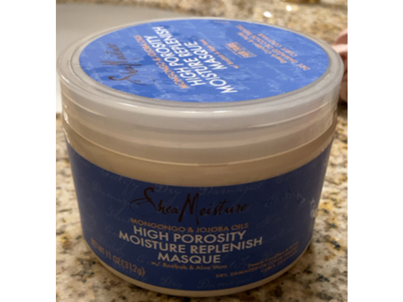 SheaMoisture High Porosity Moisture Replenish Hair Masque, Baobab & Aloe Vera, 11 oz/312 g