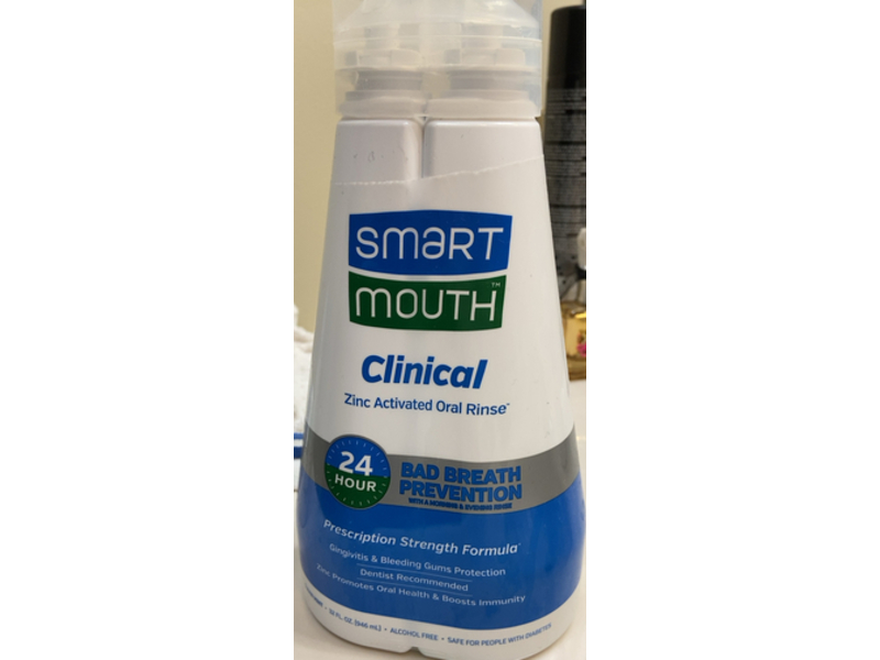 Smart Mouth Clinical Zinc Activated Oral Rinse, 32 fl oz/946 mL
