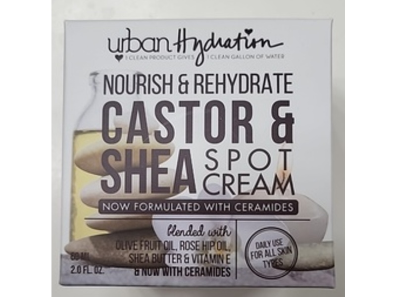 Urban Hydration Nourish And Rehydrate Spot Cream, Castor & Shea, 2.0 fl oz/60 mL