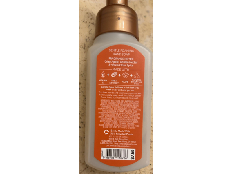 Bath & Body Works Gentle Foaming Hand Soap, Leaves, 8.75 fl oz/259 mL