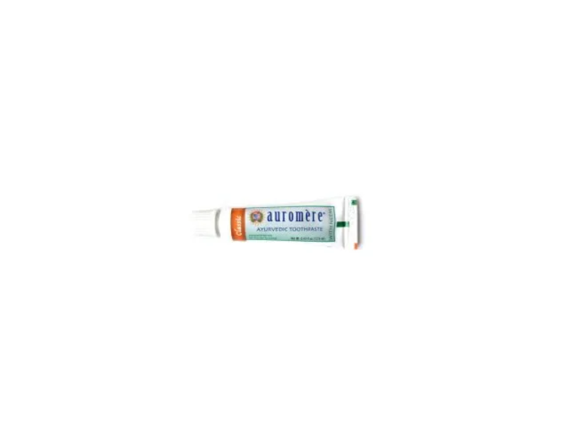 Auromere Ayurvedic Toothpaste, Classic Licorice, 0.43 fl oz/12.5 mL