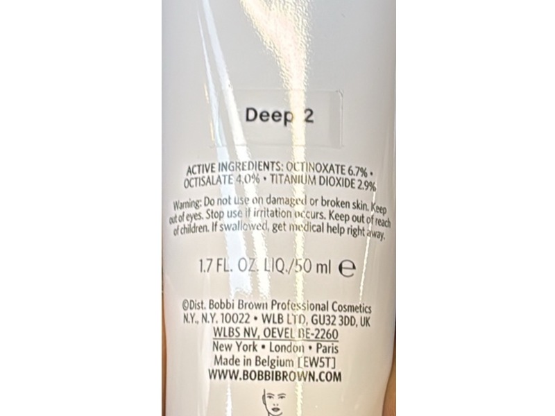 Bobbi Brown Vitamin Enriched Skin Tint, SPF 15, Deep 2, 1.7 fl oz/50 mL