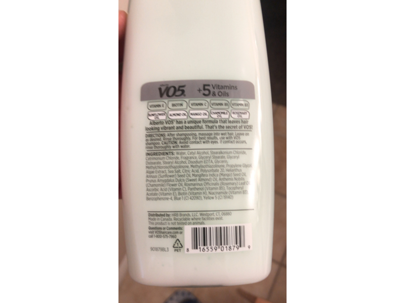 Alberto Vo5 Ocean Refresh Revitalizing Conditioner, Renew & Refresh, Sea Minerals, 15 fl oz/443 mL