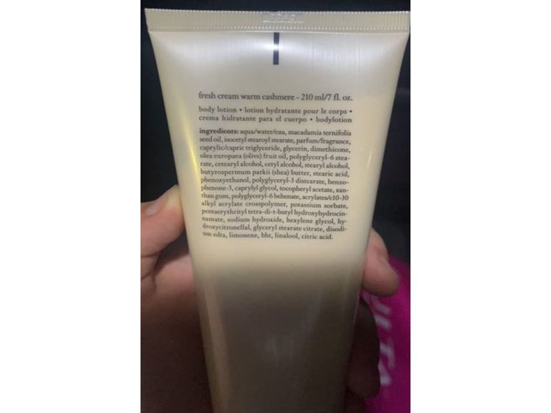 Philosophy Fresh Cream Body Lotion, Warm Cashmere, 7 fl oz/210 mL
