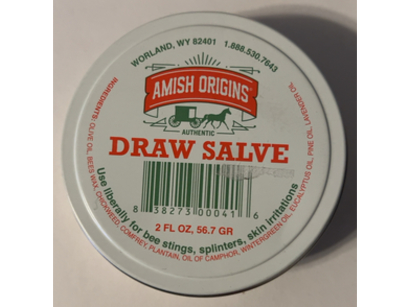 Amish Origins Authentic Draw Salve, 2 fl oz/56.7 g