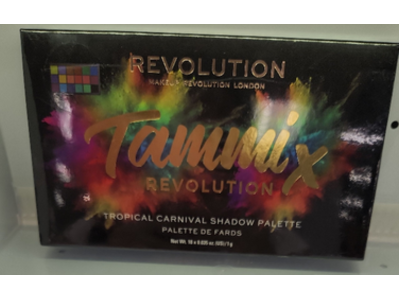 Makeup Revolution X Tammi Tropical Carnival Eyeshadow Palette, 0.035 oz/1 g