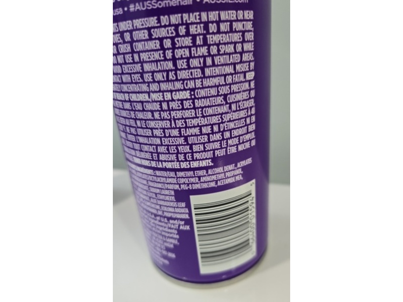 Aussie Mega Hair Spray, Jojoba Oil & Sea Kelp, 14 oz/396 g