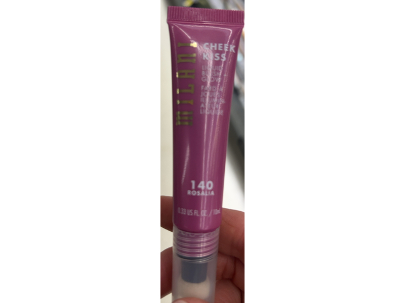 Milani Cheek Kiss Blush + Glow Highlighter, 140 Rosalia, 0.33 fl oz/10 mL