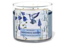 Bath & Body Works Scented Candle, Fresh Spring Morning, 14.5 oz/411 g - thumbnail 1