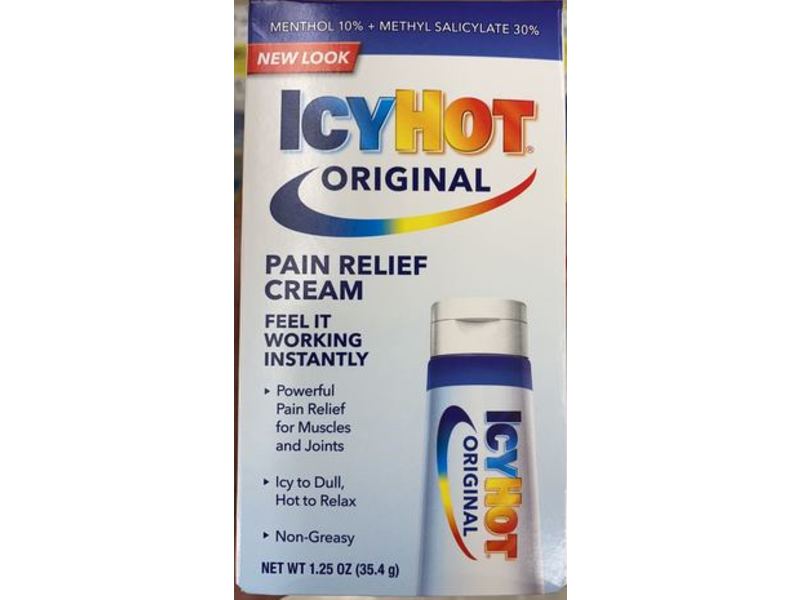 Icy Hot Original Pain Relieving Cream, 1.25 oz/35.4 g