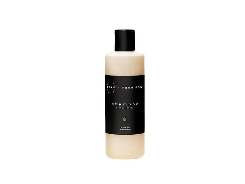 Beauty From Bees Shampoo, Orange + Vanilla, 8 fl oz/250 mL