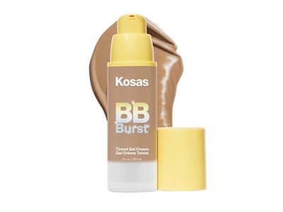 Kosas BB Burst Tinted Face Gel Cream, Medium Deep Neutral Warm, 1 fl oz/30 mL