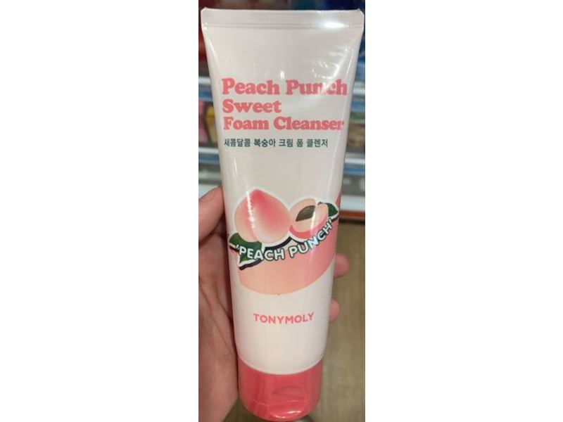 Tonymoly Sweet Foam Cleanser, Peach Punch, 150 mL