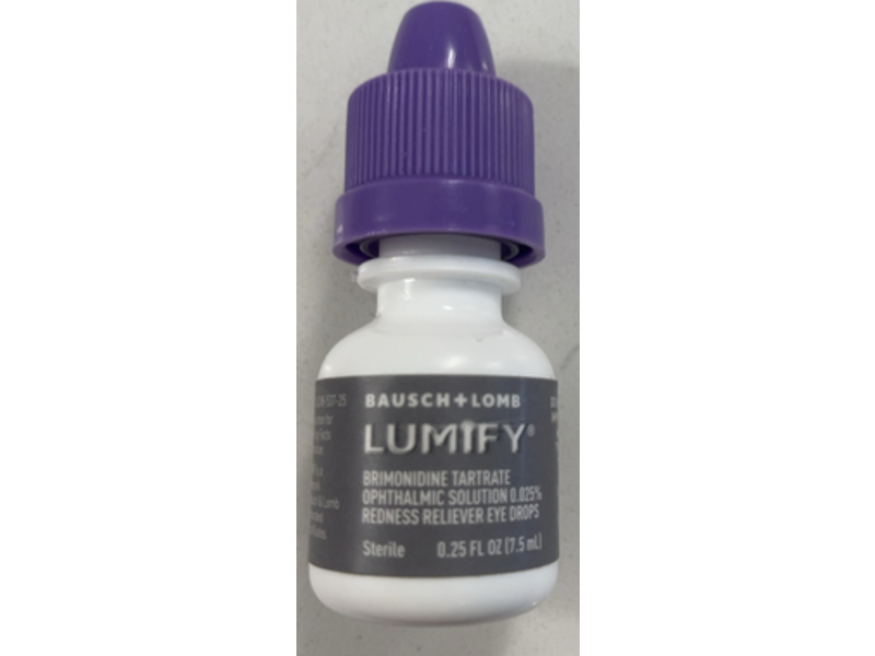 Bausch + Lomb Lumify Redness Reliever Eye Drops, 0.25 fl oz/7.5 mL