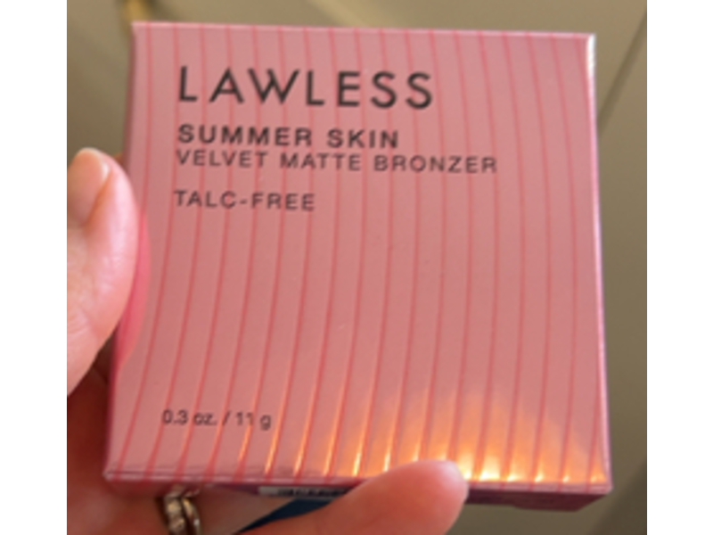 Lawless Summer Skin Velvet Matte Bronzer, Golden Hour, 0.3 oz/11 g