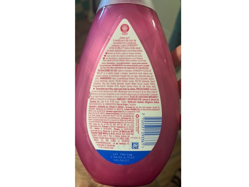 Johnson's Baby Gotas De Brillo Shampoo, 400 mL