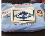 Colemerg Hand Santizing Wipes, 100 Count, Pack Of 12 - Image 3