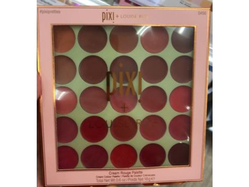 Pixi + Louise Roe Cream Colour Palette Lip Blush 25 Colors, 0.6oz/16 g
