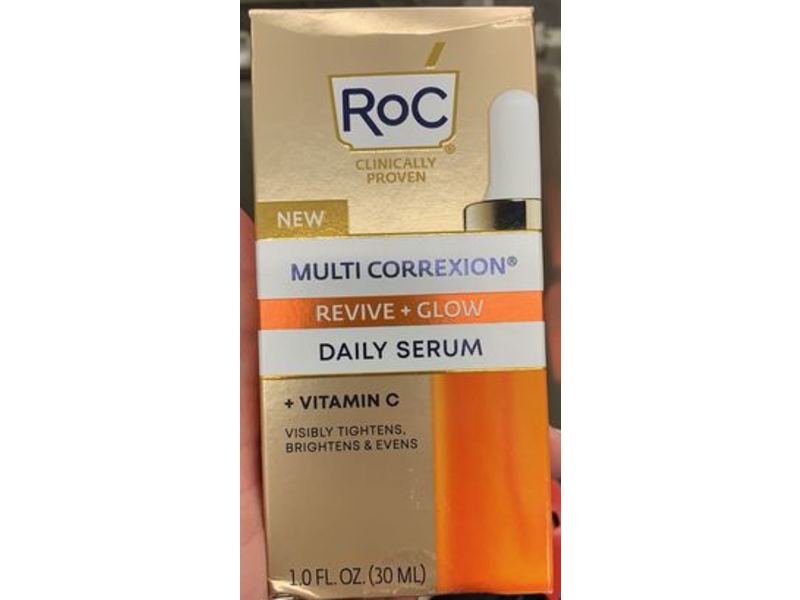 Roc Multi Correxion Revive + Glow Daily Serum, Vitamin C, 1 fl oz/30 mL