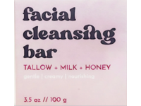 Pasture And Petal Facial Cleansing Bar, Tallow + Milk + Honey, 3.5 oz/100 g - thumbnail 1