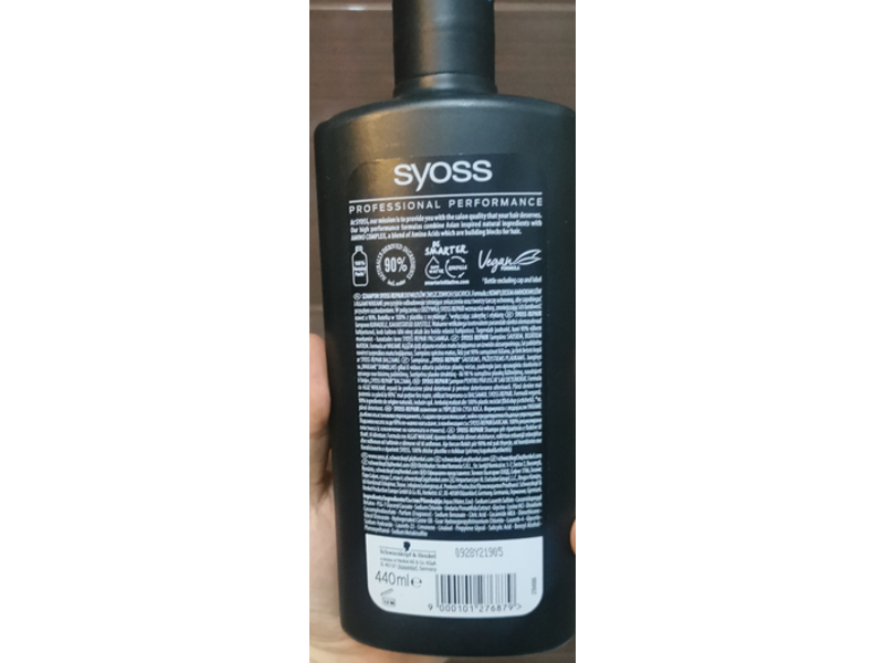 Syoss Repair Shampoo, Wakame Algae, 440 mL