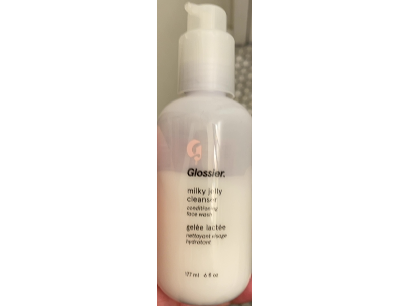 Glossier Milky Jelly Gentle Gel Face Cleanser, 6 fl oz/177 mL
