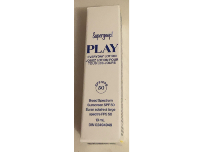 Supergoop! Play Everyday Sunscreen Lotion, SPF 50 PA++++, 0.33 fl oz/10 mL