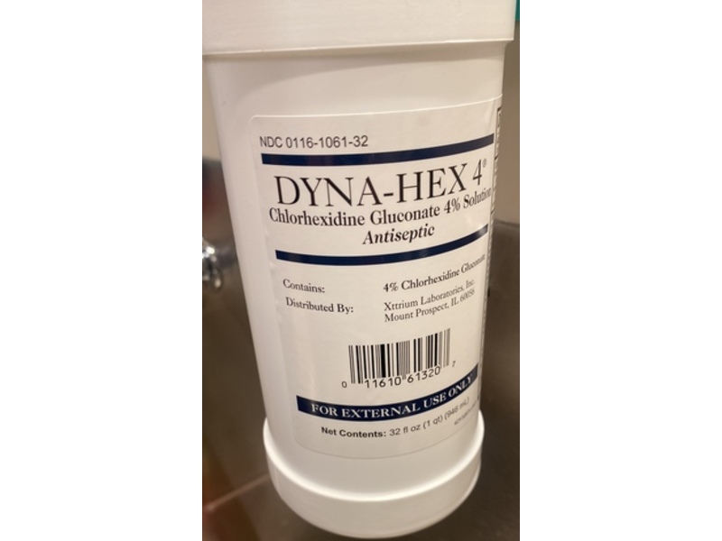 Dyna-Hex 4 Chlorhexidine Gluconate Antiseptic Solution, 32 fl oz/946 mL