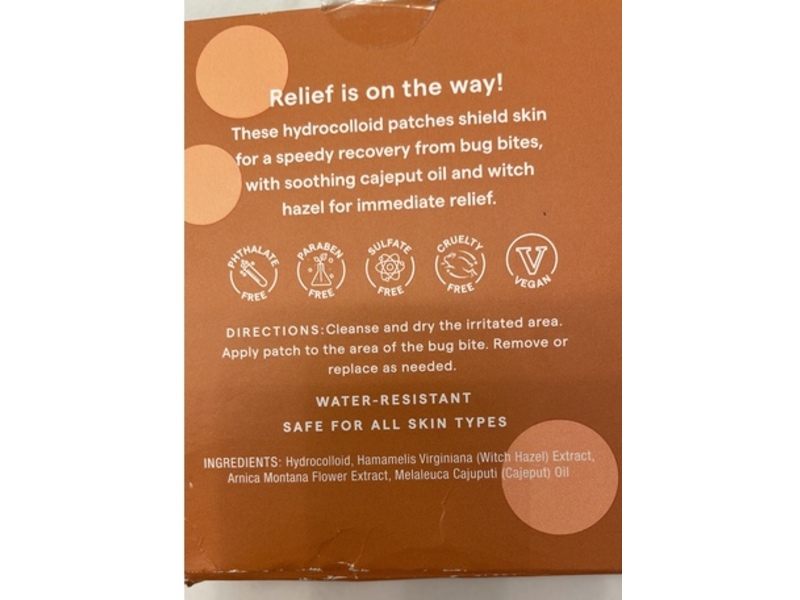 Kinfield Bug Bite Remedy Relief Patches, 30 Count