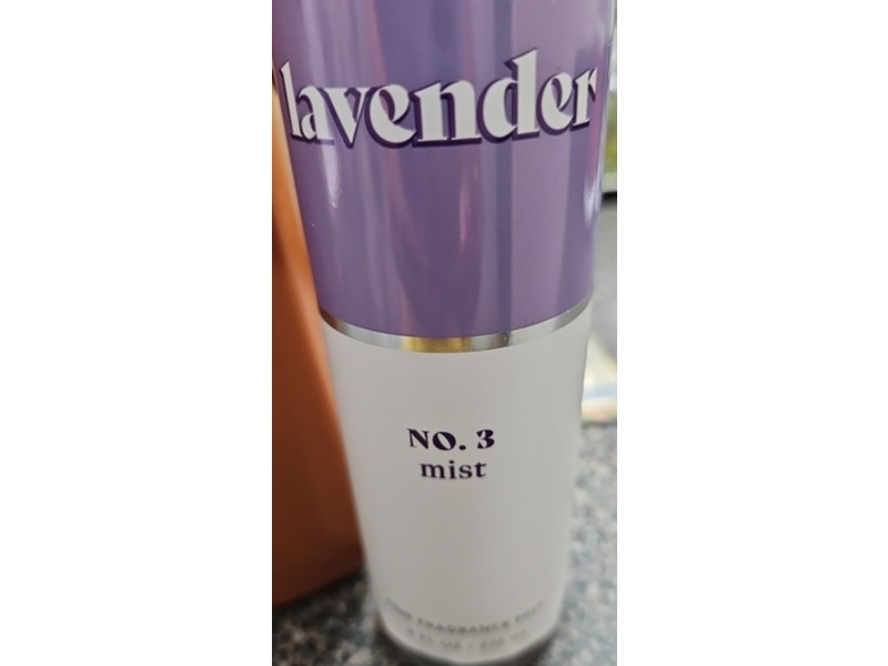 Bath & Body Works No. 3 Fine Fragrance Mist, Lavender, 8 fl oz/236 mL