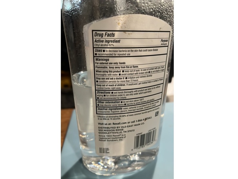 Rexall Moisturizing Hand Sanitizer, 32 fl oz/946 mL