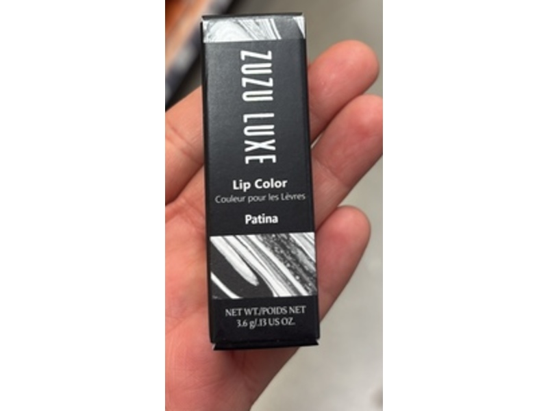 Zuzu Luxe Lip Color, Patina, 0.13 oz/3.6 g