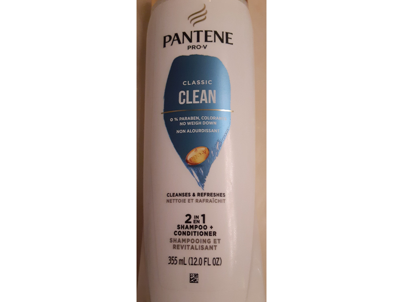 Pantene Pro - V Classic Clean 2 In 1 Shampoo + Conditioner, 12.0 fl oz/355 mL