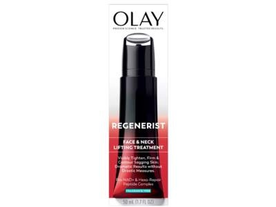 Olay Regenerist Face & Neck Lifting Treatment, Fragrance-Free, 1.7 fl oz/50 mL
