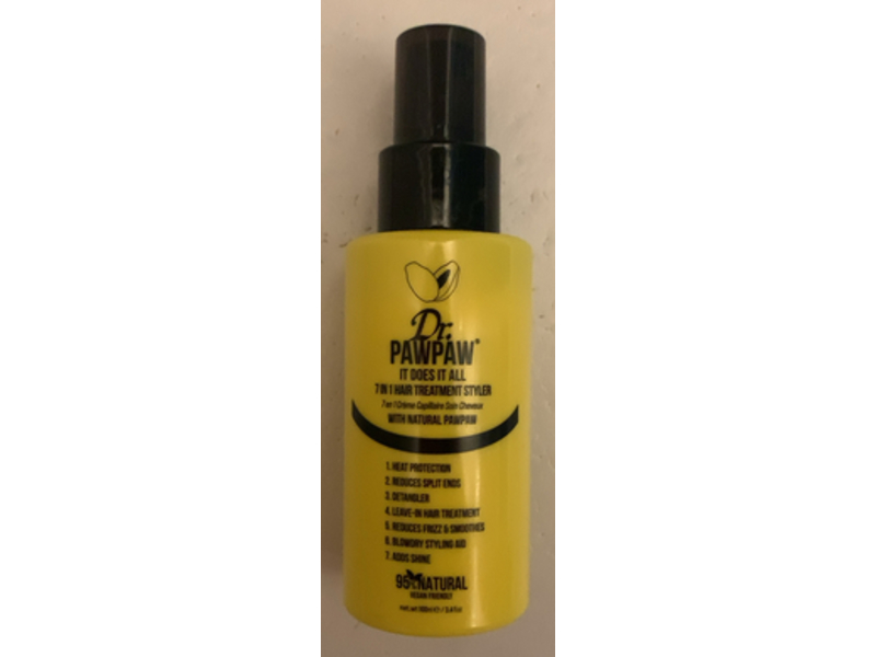 Dr. Pawpaw 7 In 1 Hair Treatment Styler, 3.4 fl oz/100 mL