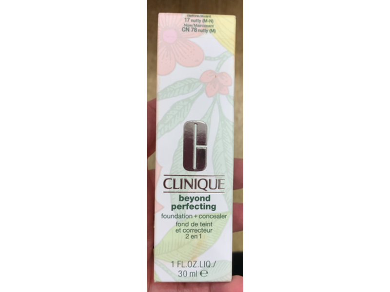 Clinique Beyond Perfecting Liquid Foundation + Concealer, CN 78 Nutty, 1 fl oz/30 mL