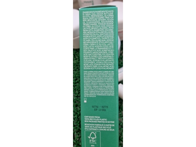 Innisfree Volcanic Swirl Facial Pore Mask, Volcanic Clusters + Hyaluronic Acid, 3.88 oz/110 g