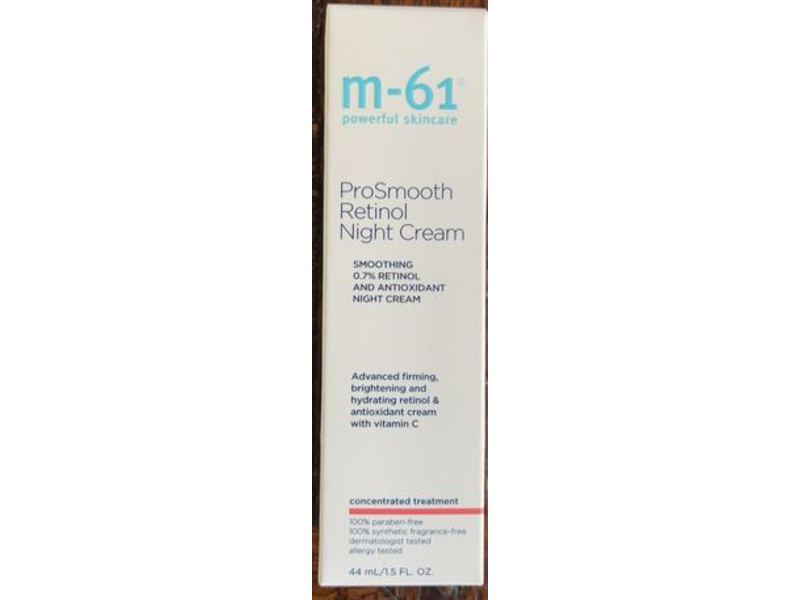 m-61 Powerful Skin Care Pro Smooth Retinol Night Cream, 1.5 fl oz/44 mL
