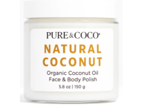 Pure & Coco Face & Body Polish, Natural Coconut, 5.8 oz/150 g - thumbnail 1