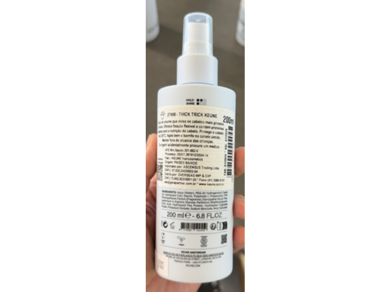 Keune Thick Trick Volumizing & Thickening Spray, 6.8 fl oz/200 mL