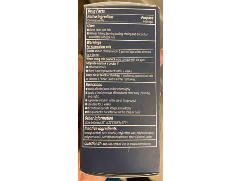 Lotrimin AF Jock Itch Treatment Cream, 0.42 oz/12 g