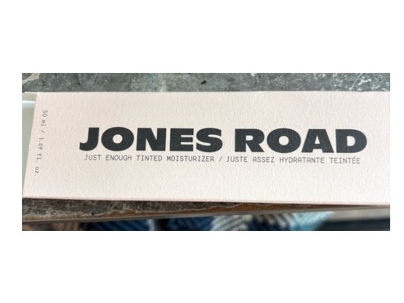 Jones Road Just Enough Tinted Moisturizer, Porcelain, 1.69 fl oz/50 mL
