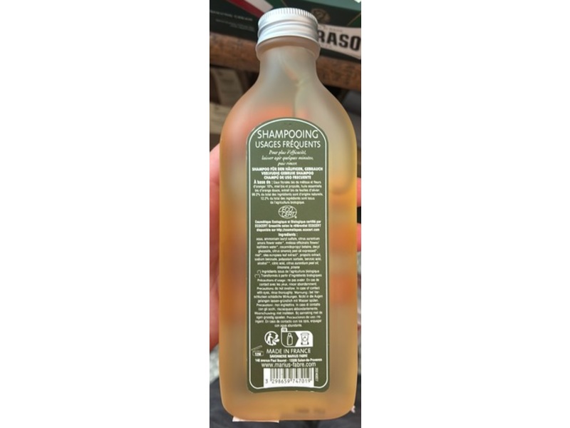 Marius Fabre Certified Organic Frequent Use Shampoo, Olivia, 7.8 fl oz/230 mL