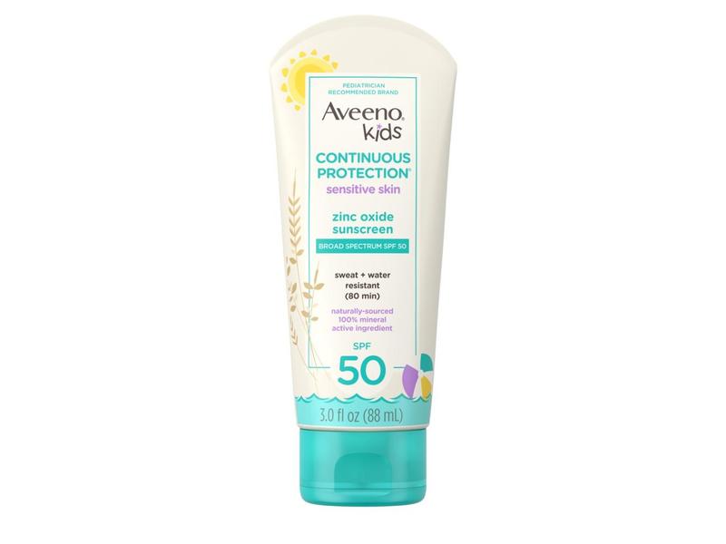 aveeno baby continuous protection sunscreen spf 50