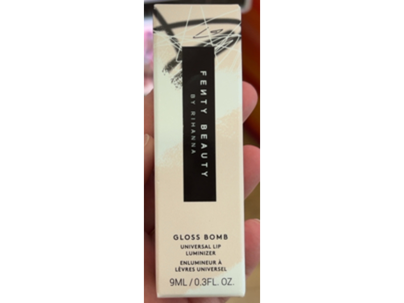 Fenty Beauty Gloss Bomb Universal Lip Luminizer, Fussy Shimmering Pink, 0.3 fl oz/9 mL