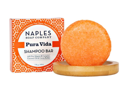 Naples Soap Company Luxe Shampoo Bar, Pura Vida, 1.75 oz